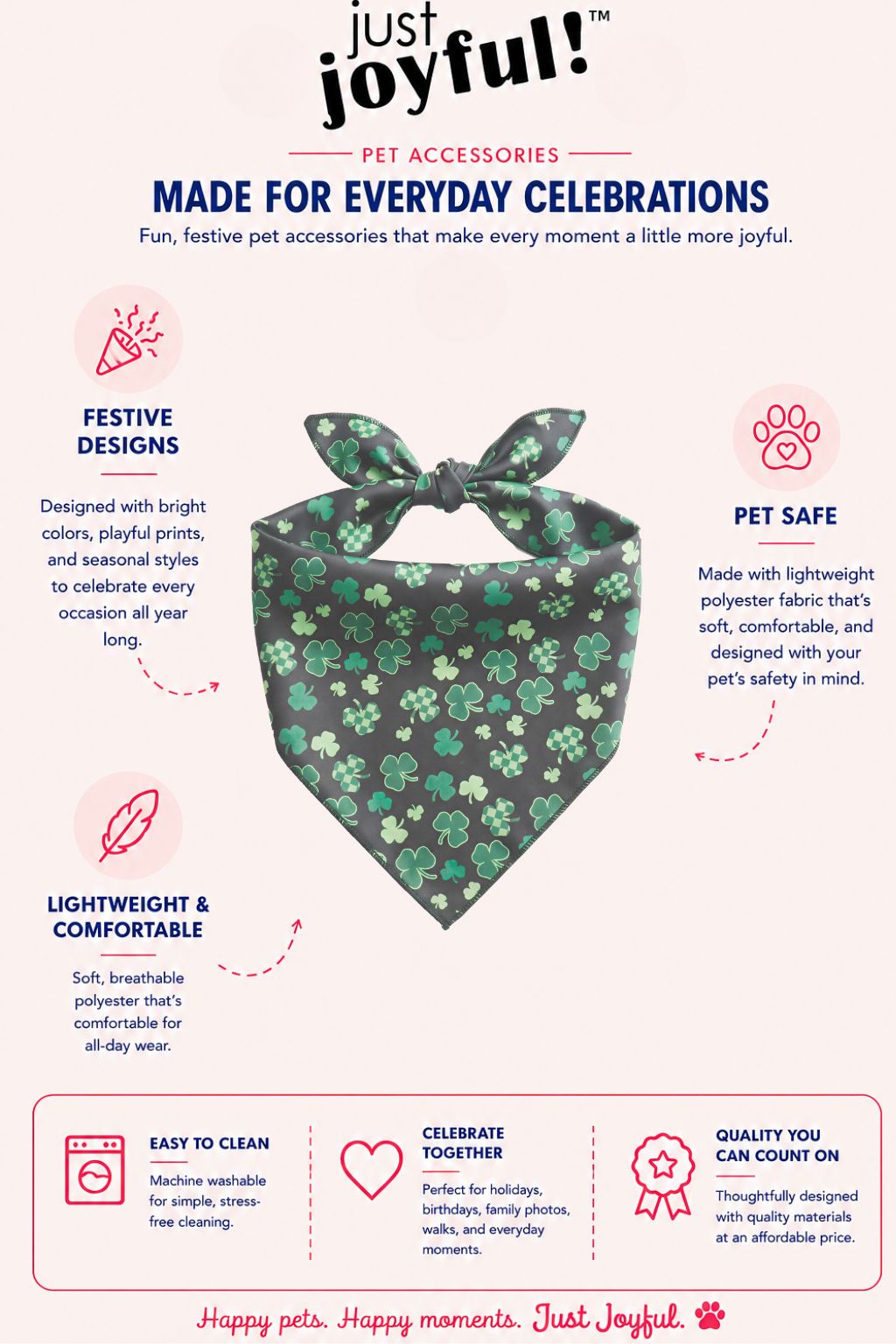 Clover Pet Bandana