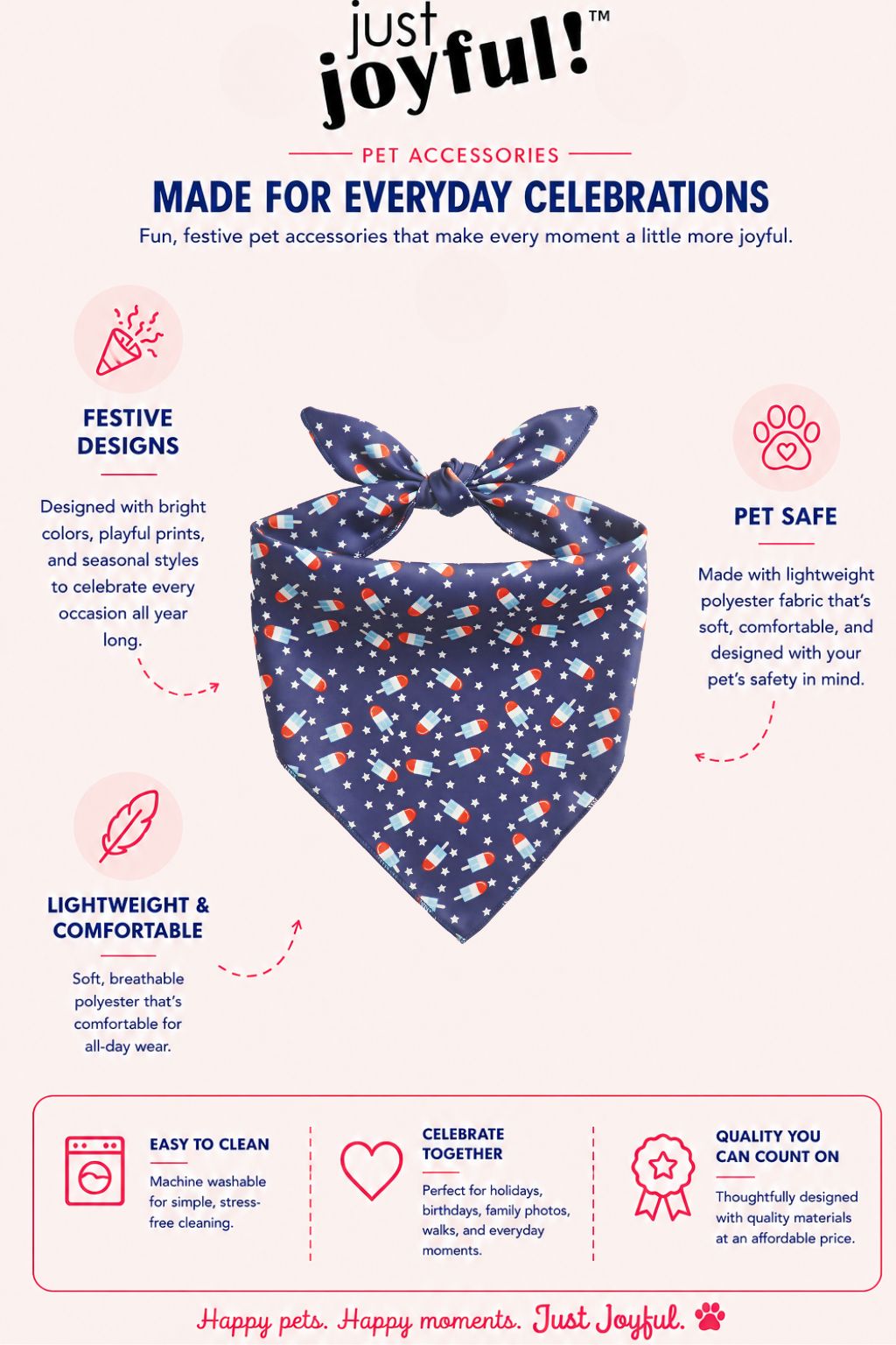 Popsicle Pet Bandana