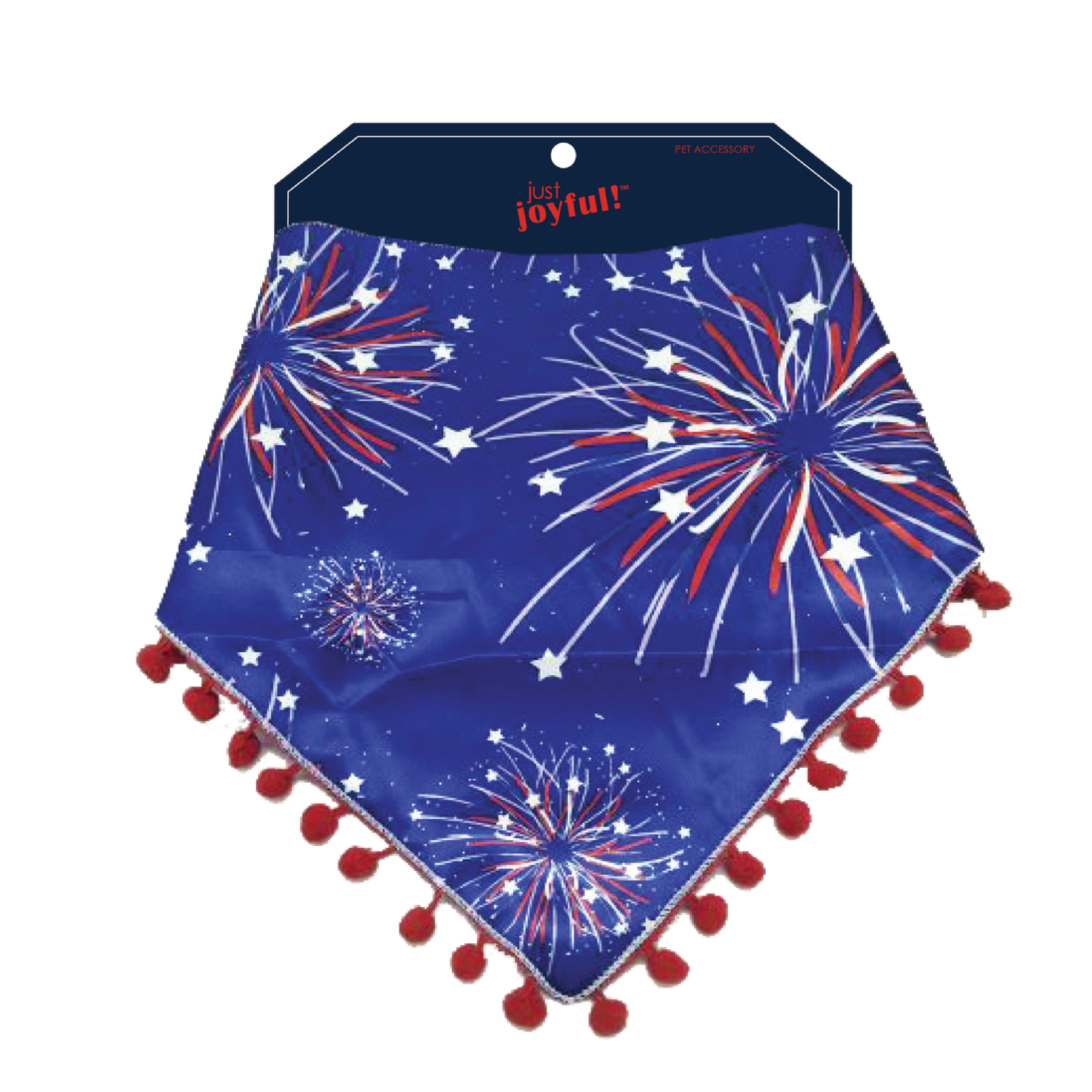 Americana Dog Firework Bandana