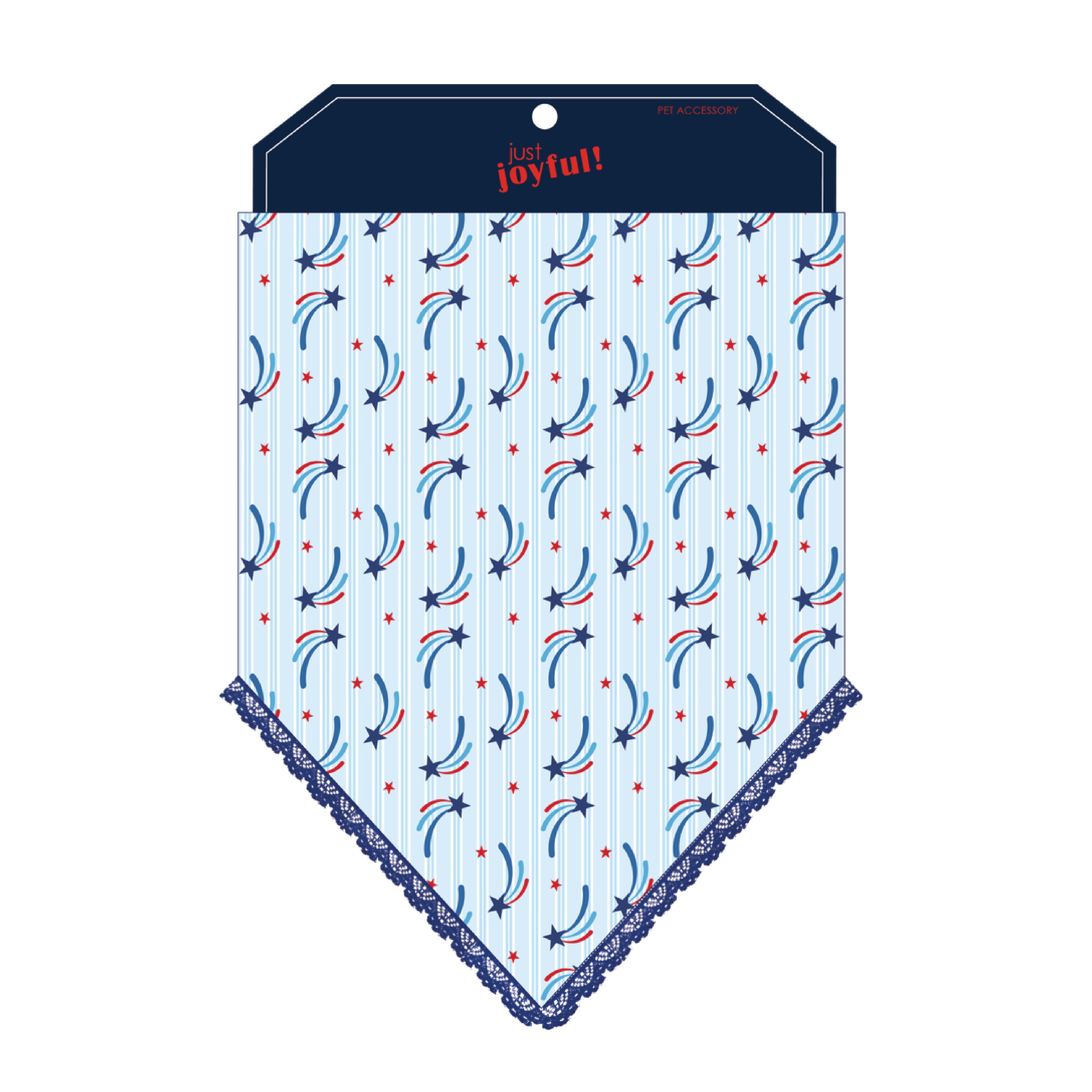 Americana Stars & Stripes Dog Bandana