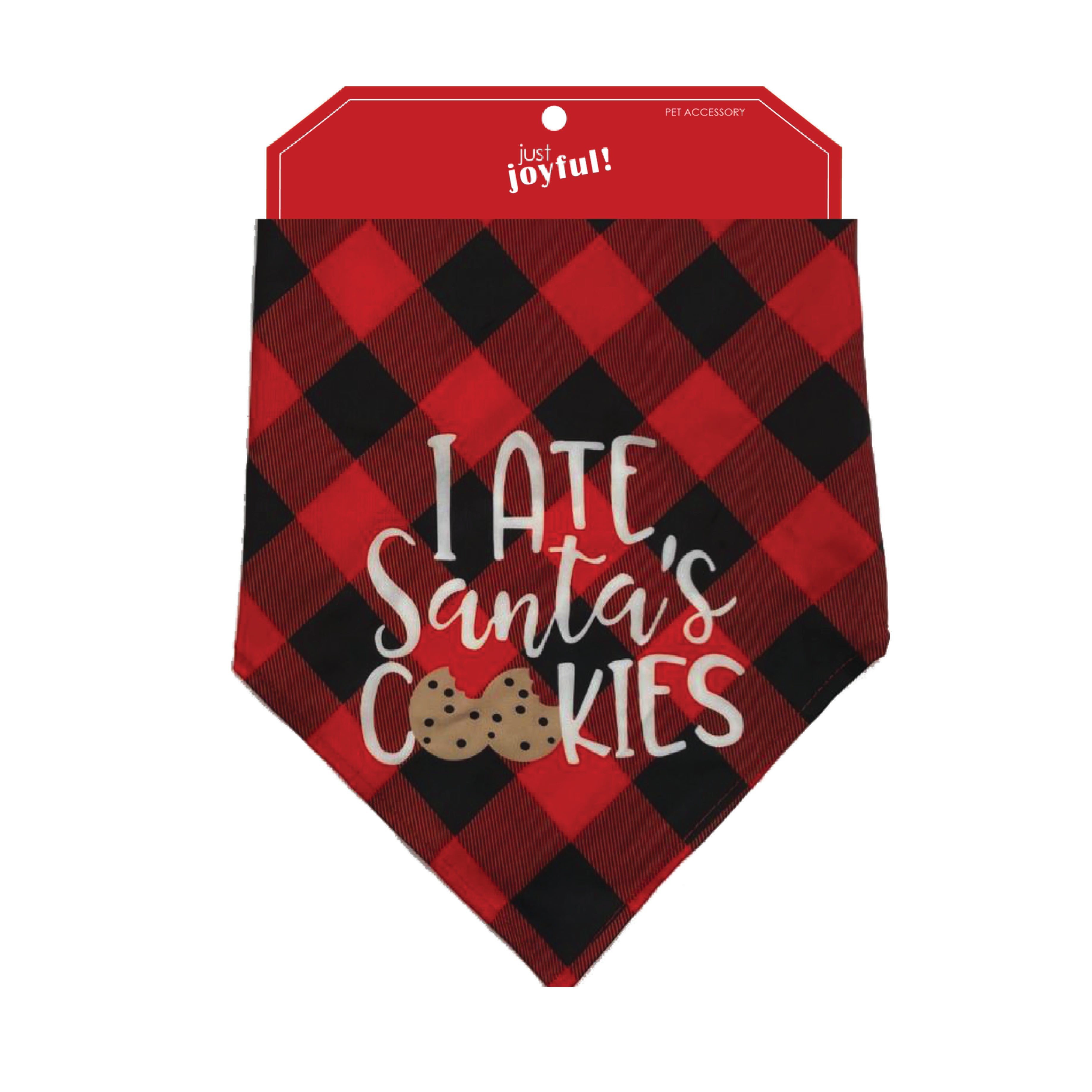 Christmas Santa's Cookies Bandana for Dogs