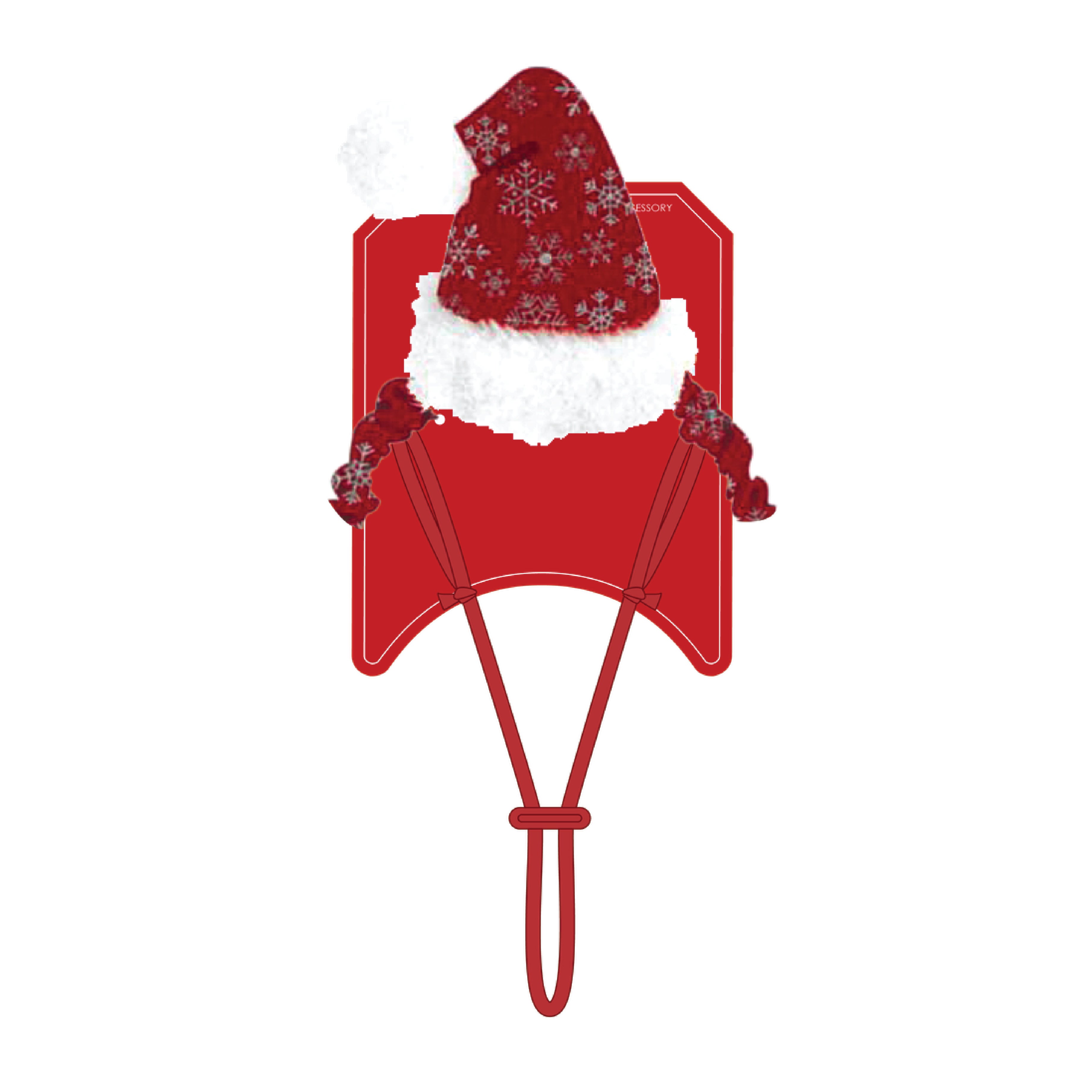 Christmas Dog Santa Hat Head Bopper