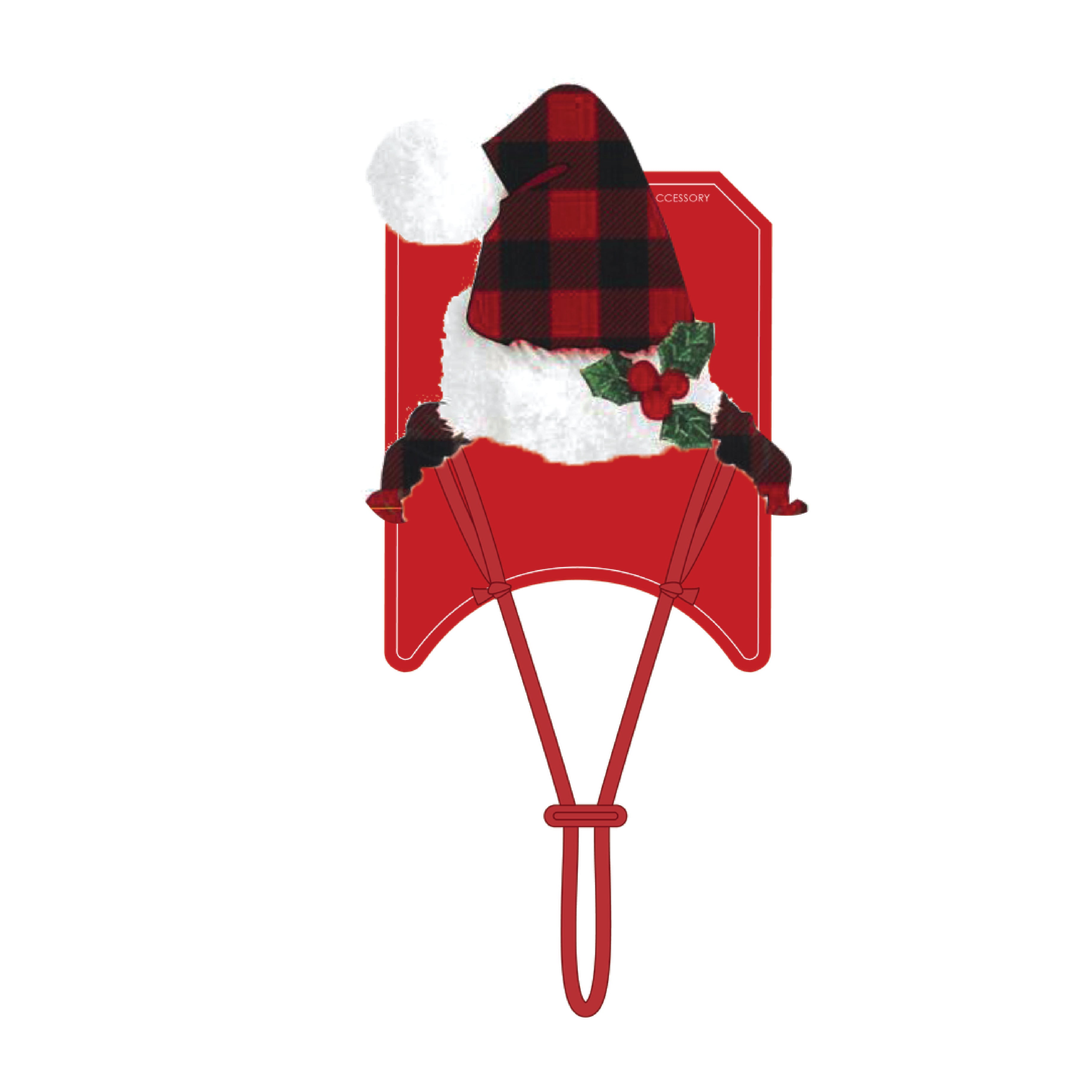 Christmas Dog Mistletoe Head Bopper