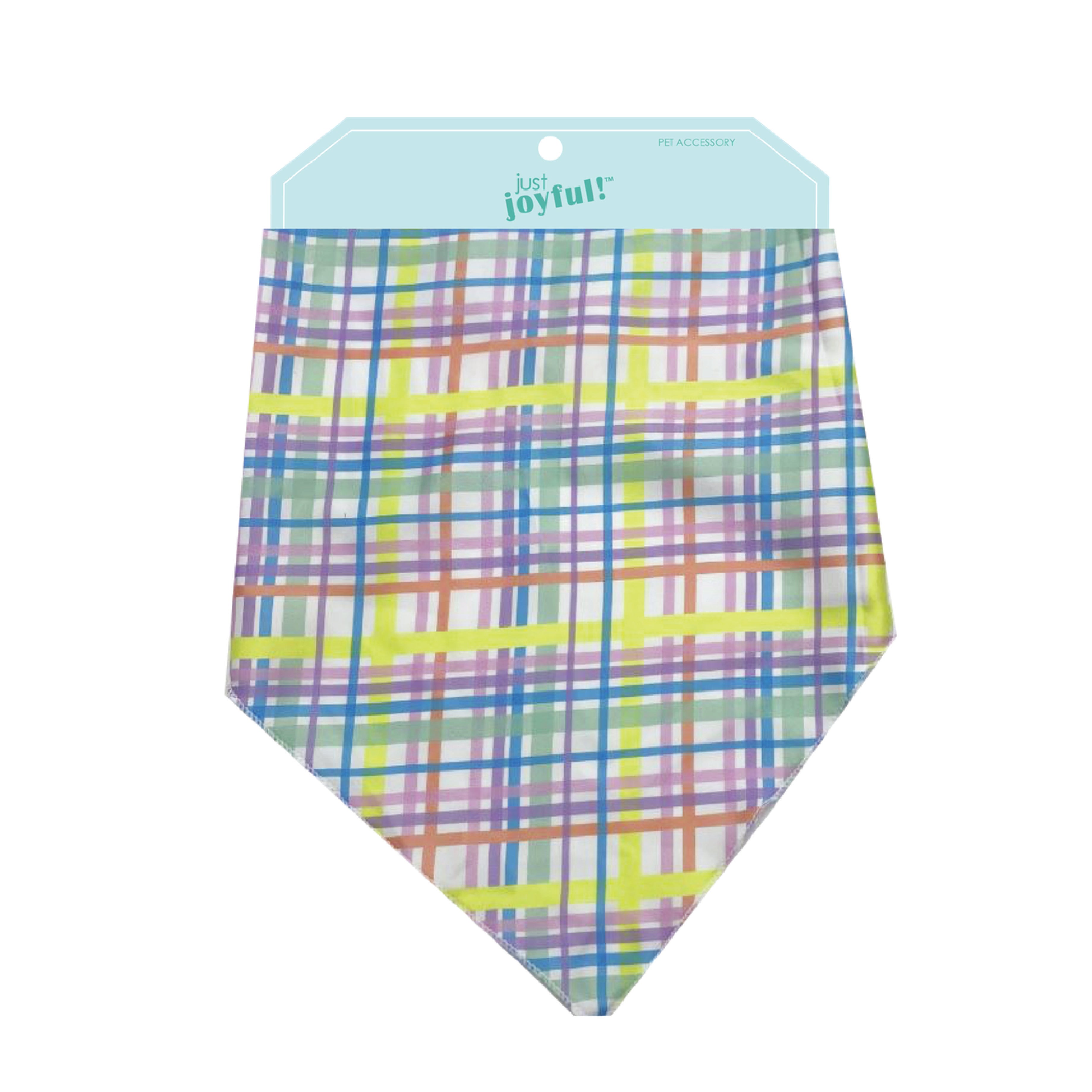 Easter Plaid Bandana for Dogs