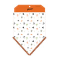 Halloween White Printed Bandana for Dogs