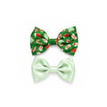 2Pc Stocking & Candy Cane Pet Bow Set