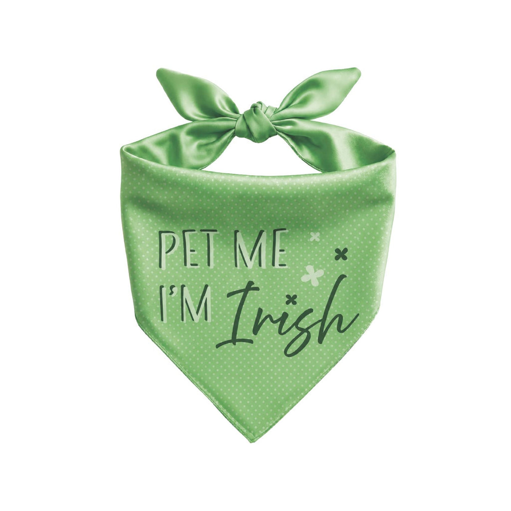 Pet Me I'm Irish Pet Bandana