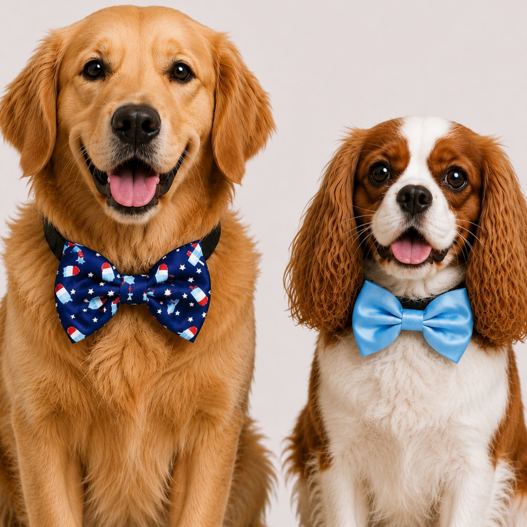 2Pc Popsicle Pet Bow Set