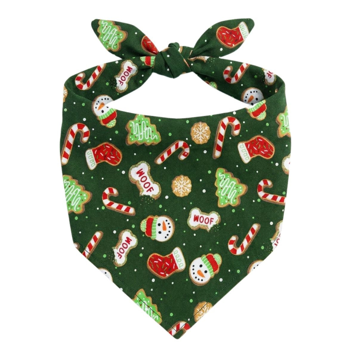 Stocking & Candy Cane Pet Bandana